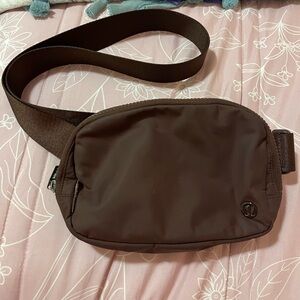 *SOLD* Brown Lulu Lemon Belt Bag